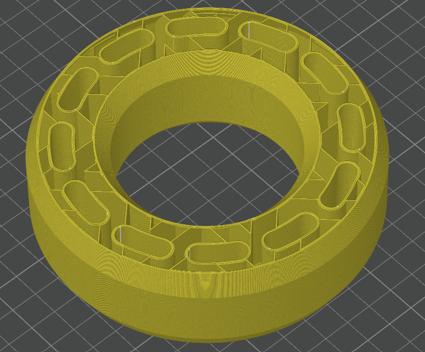 Nebula RC Multiverse WDW Cut N Shut tunable tire insert with tuning pods STL file